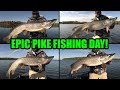 Epic Pike Fishing Day! | Crazy BIG PIKE ACTION!
