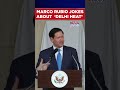 United States Secretary of State Marco Rubio Jokes About 'Delhi Heat' During India Visit #shorts
