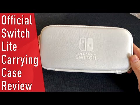 Nintendo Switch Lite Official Carrying Case Quick Look Review