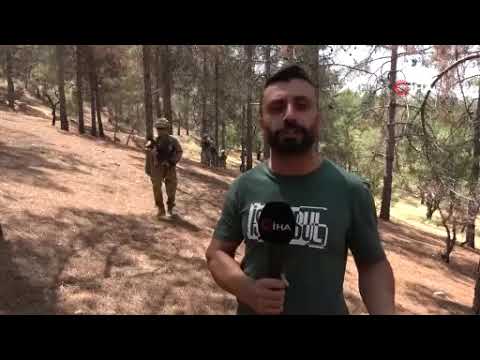 Komandolar orman yangınlarına karşı teyakkuzda