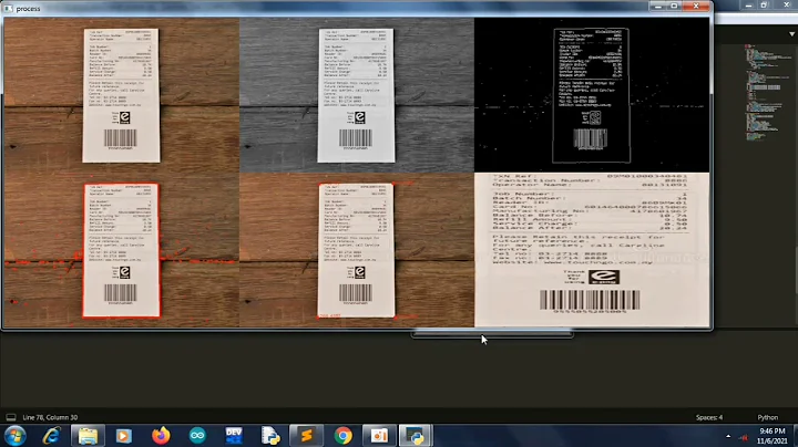 document scaner using openCV and python | BLACK BOARD