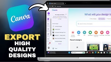 How to Save and Export High-Quality Designs from Canva in SECONDS!