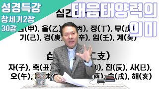 21/02/12 황창연 신부 성경특강 창세기 2장 30강 : 태음태양력에 의미