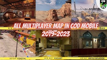 All multiplayer map (2019-2023) in cod mobile|call of duty mobile|season 6|srilanka|india