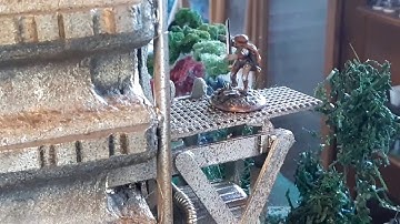 Sci fi complex made from a variety of materials