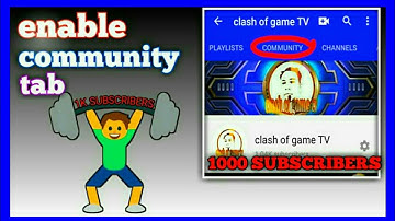 How to Enable community tab in YouTube! got 1000 subscribers