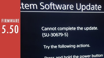 Fix PS4 Firmware 5.50 update error SU-37553-3 SU-30679-5