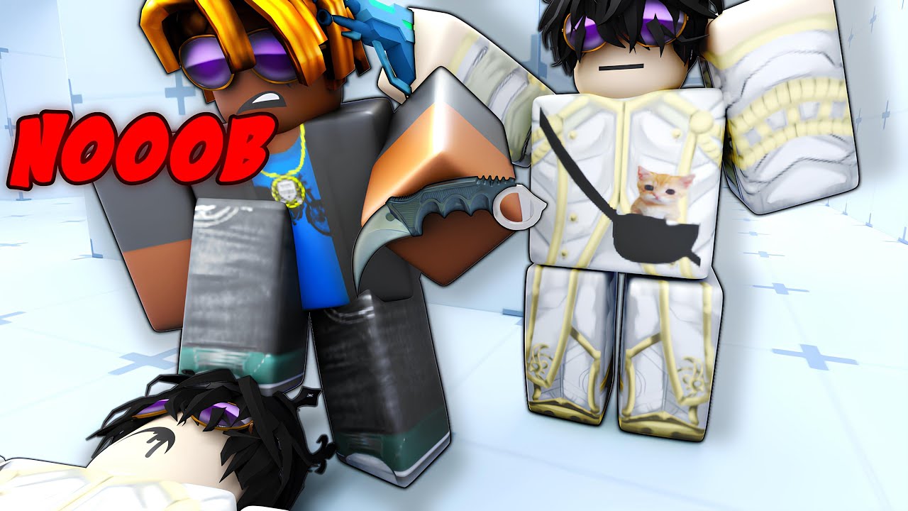 When Your Opponent Thinks He is The 1# Knife player in Rivals.