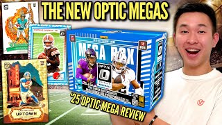 THE LAST EVER OPTIC MEGAS! 😢 2025 Panini Donruss Optic NFL Football Retail Hobby Mega Box Review x3