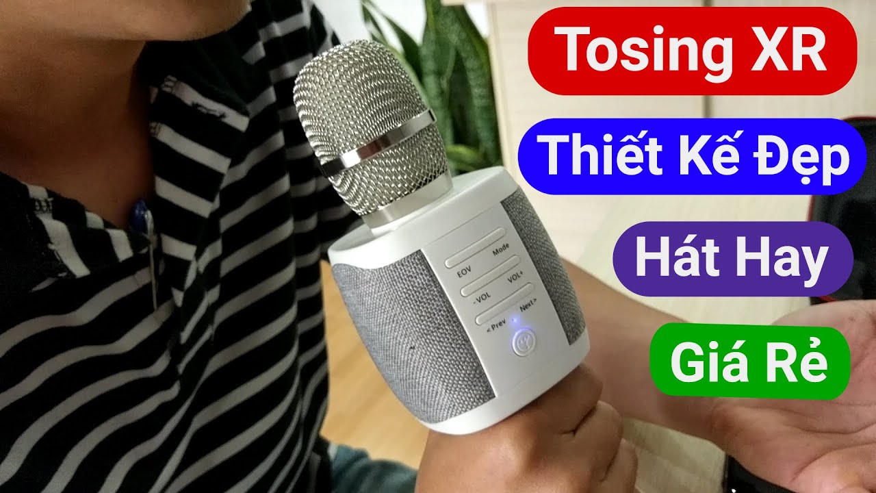 Tosing XR (027) Micro Karaoke kèm loa Bluetooth Giá Rẻ Hay Đẹp