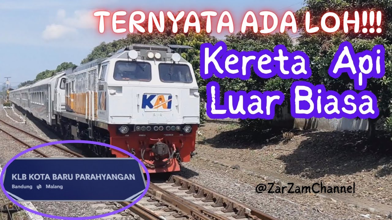 TERNYATA ADA LOH! Kereta Luar Biasa | Bandung ke Malang