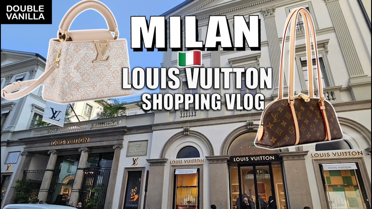 Milan LOUIS VUITTON LUXURY SHOPPING VLOG Flagship Full Store Tour - New Collection Spring 2026