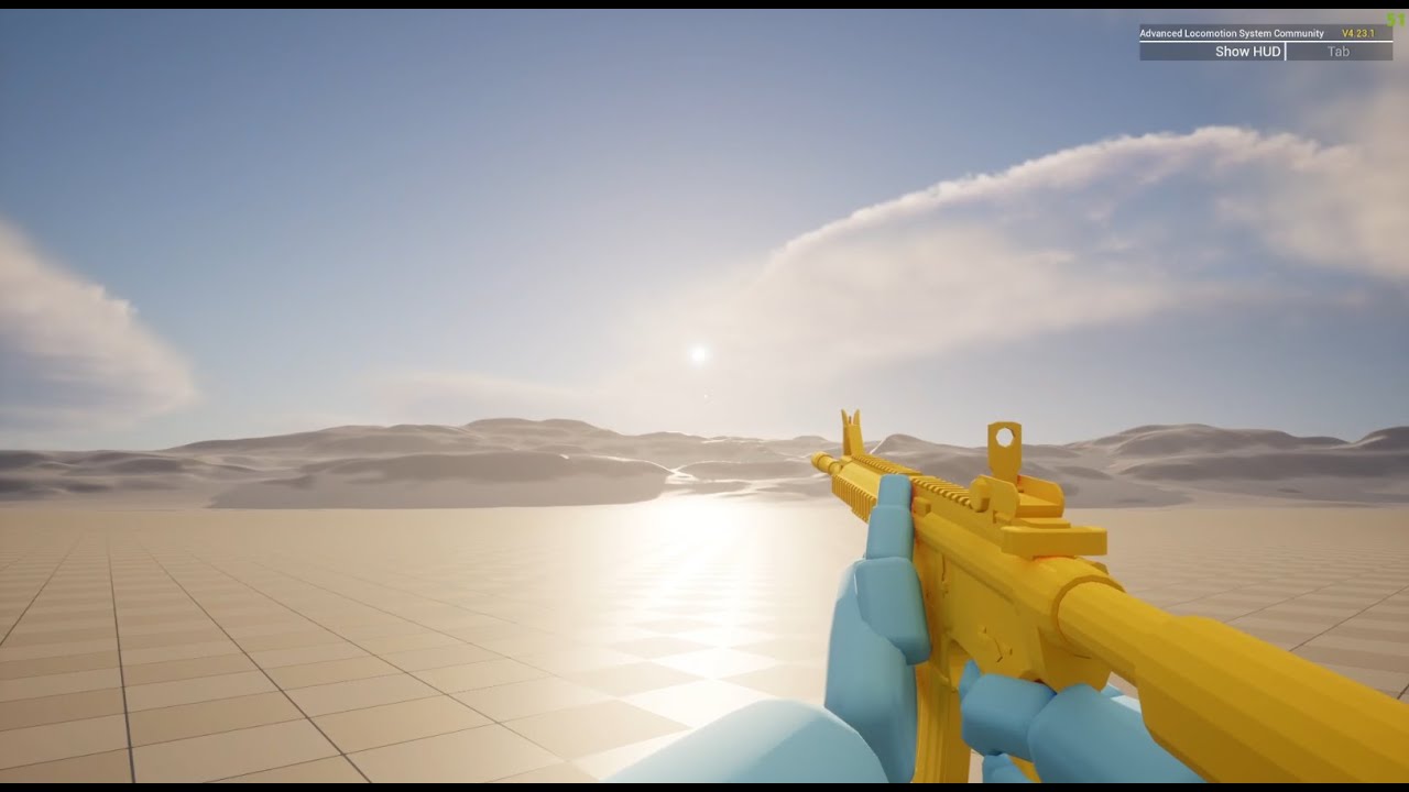 ALS Procedural True First Person with ADS | C++ Replicated | Unreal ...