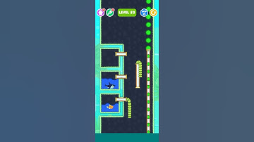 save the fish Level 53 - mobile game/fishdom #shorts