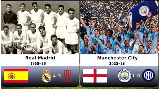 UEFA Champions League All Winners ( 1956  - 2023 )