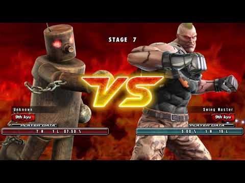 Tekken 5: Dark Resurrection MOKUJIN ARCADE MODE