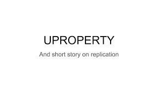 Ue4   Uproperty