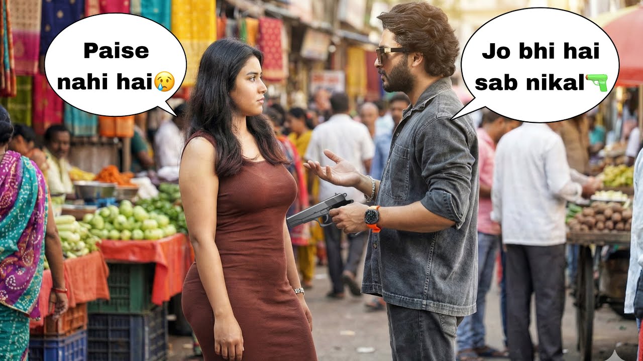 Badmashi Prank on Girl in Market Place😱 Zia Kamal