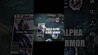 Build Alpha Blade Armor Dari Fauzan Gaming Si Raja Alpha