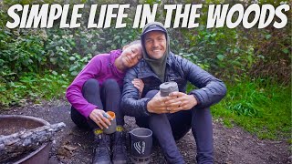 5 Days Living In The Woods (with nothing but a backpack)