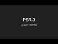 PHP, PSR-3: Logger Interface