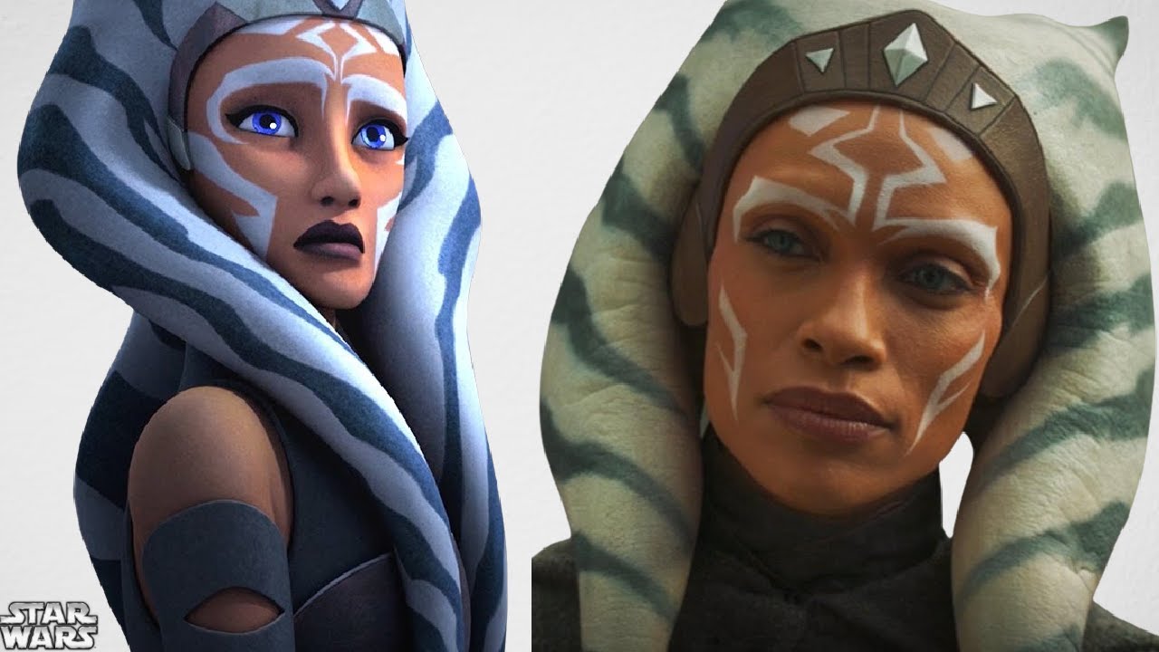 Why Ahsoka's Lekku (Head Tails) Are So Small In The Mandalorian YouTube