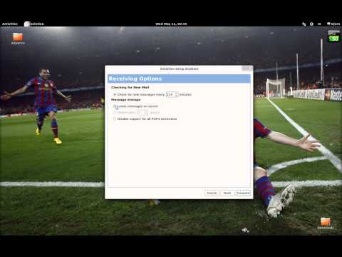 Setting up evolution on ubuntu 11.o4 for gmail account