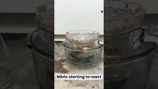 Dissolving 500g Sterling Silver in Nitric Acid! #preciousmetals #silver #refining