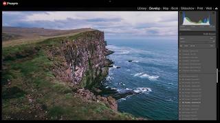 Free Lightroom Preset "Nordic Coast" and Landscape Edit