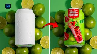 Easily Create a Realistic Soda Can Mock-Up With Photoshop