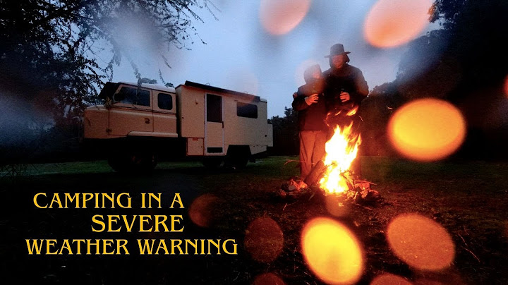 Storm Camping in Our 1964 Land Rover Forward Control
