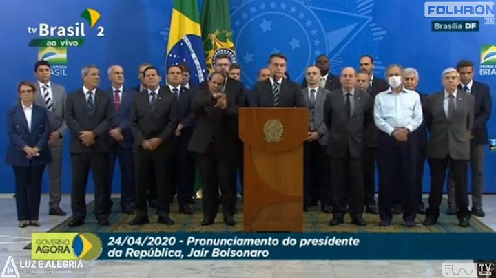 Folha On - Presidente Jair Bolsonaro se pronuncia neste momento