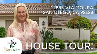 HOME TOUR | 12855 Via Moura San Diego | Oaks North 55 