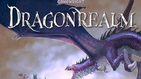 Dragonrealm board game - how to setup, play and review. Family weight dice & goblins * Amass Games *