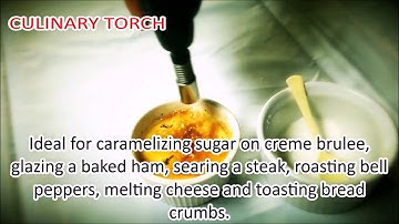 A-HOT Perfect Creme Brûlée Torch Culinary Torch