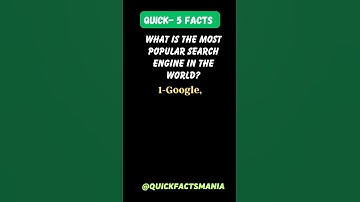 what is the most popular search engine in the world