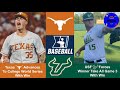 #2 Texas vs South Florida Highlights | Super Regional Game 2 | 2021 College Baseball Highlights