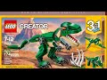 How to build a dinosaur Lego 31058 - Triceratops