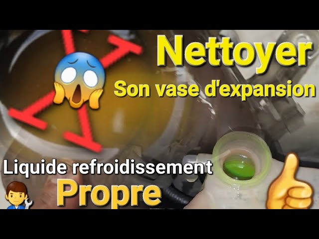 👨‍🔧Voici comment 🧽Nettoyer son vase d'expansion ‼️ Pour un liquide de  refroidissement propre👍 