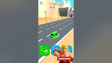 Shape-Shifting 2 GAMEPLAY Level No #495 Walkthrough - New Update Car Racing #Shorts #ShapeShifting