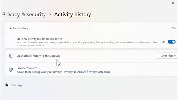 How to Stop Windows 11 from Storing Activity History