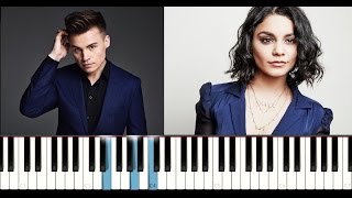 Video thumbnail of "Shawn Hook ft. Vanessa Hudgens - Reminding Me (Piano Tutorial)"