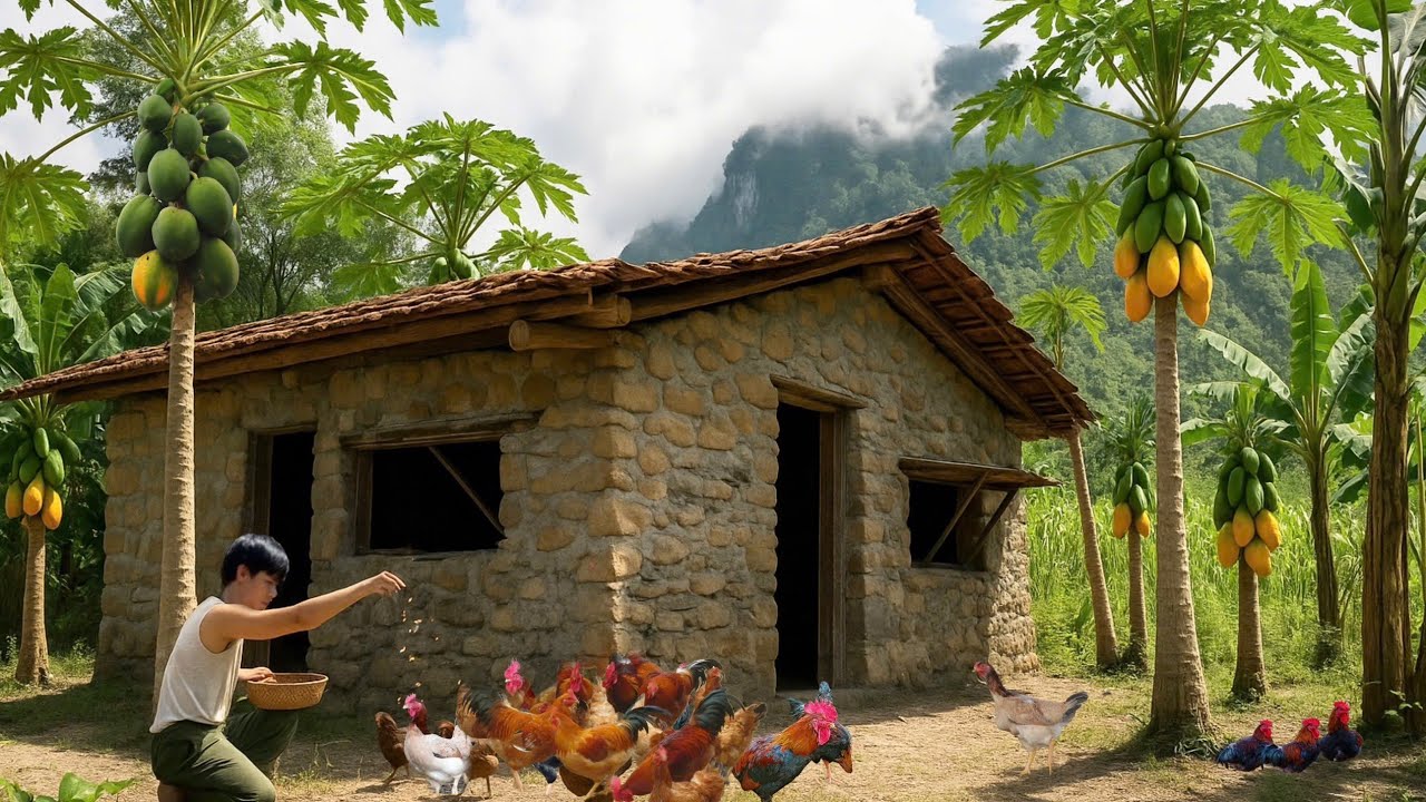 Rich CEO leaves city for the jungle: Builds the free life everyone dreams of!