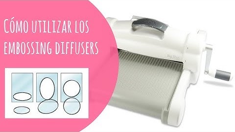 Cómo utilizar los Embossing Diffusers. (Embossing parcial) Big Shot tip #5
