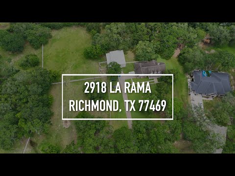 2918 La Rama, Richmond, TX home video tour