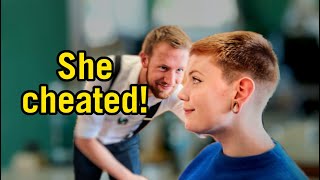 Cheating Revenge: Laurien's Buzz Cut Transformation! Nobody got harmed in the video