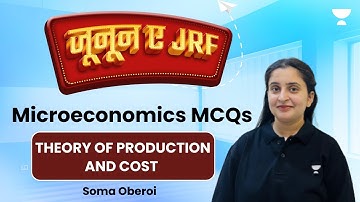 Microeconomics MCQs | Theory of Production and Cost | NET JRF 2023 | Soma Oberoi