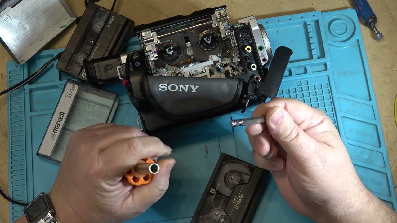 Sony DCRTRV110 Digital 8 Camera No Worky Lets Fix - YouTube