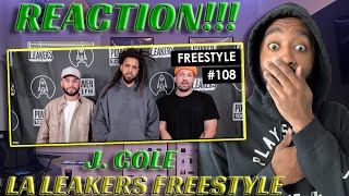 J  Cole La Leakers freestyle FIRST J. COLE REACTION!!!