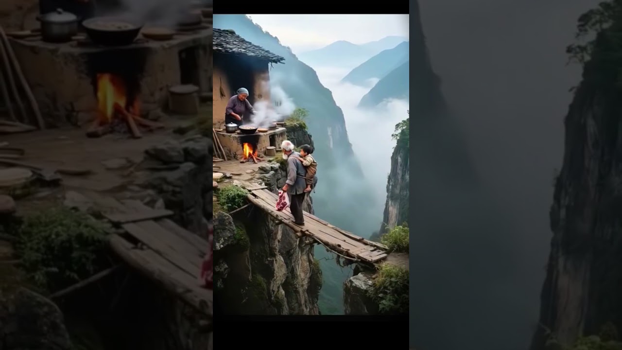 "Life on the Edge: A Glimpse into the Most Remote Mountain Village" 